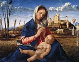 Giovanni Bellini Canvas Paintings - Virgin and Child